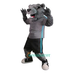 College Violent Bear Uniform, College Violent Bear Mascot Costume
