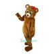 Brown Bear Cartoon Uniform, Brown Bear Cartoon Mascot Costume