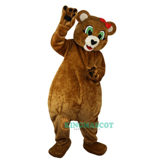 Brown Bear Cartoon Uniform, Brown Bear Cartoon Mascot Costume