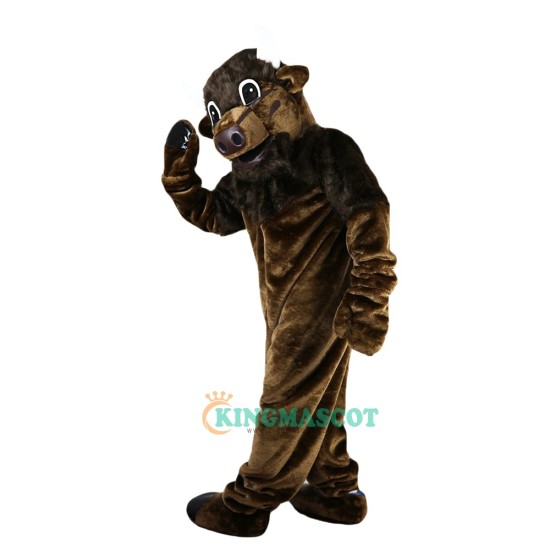 Brown Bull Ox Cow Cartoon Uniform, Brown Bull Ox Cow Cartoon Mascot Costume