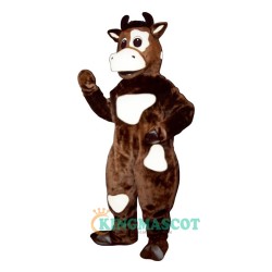 Brown Cow Uniform, Brown Cow Mascot Costume