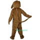 Brown Dog Cartoon Uniform, Brown Dog Cartoon Mascot Costume