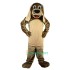 Brown Dog Cartoon Uniform, Brown Dog Cartoon Mascot Costume