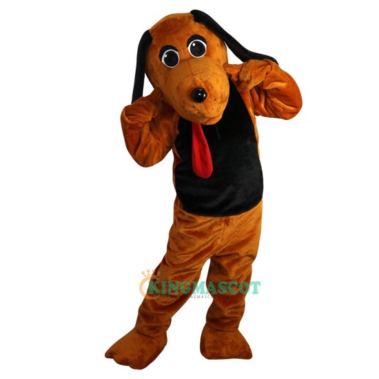 Brown Dog Cartoon Uniform, Brown Dog Cartoon Mascot Costume