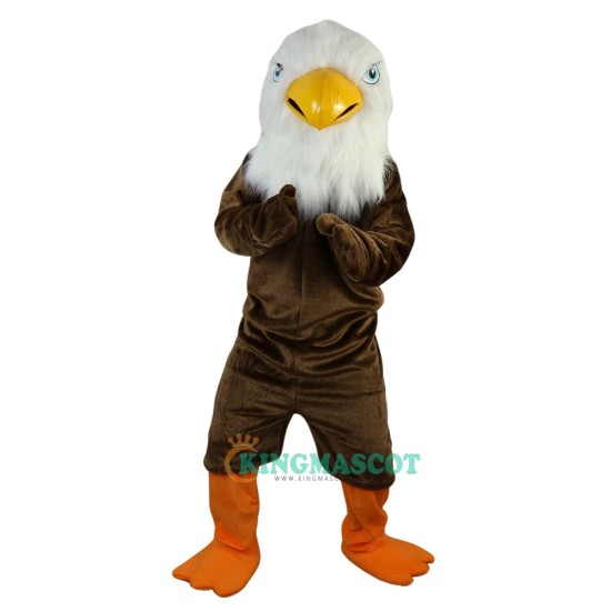 Brown Eagle Bird Cartoon Uniform, Brown Eagle Bird Cartoon Mascot Costume