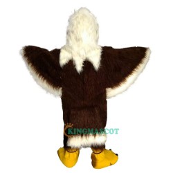 Brown Eagle Uniform, Brown Eagle Long Wool High Quality Cartoon Mascot Costume