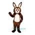 Brown Fat Bunny Uniform, Brown Fat Bunny Mascot Costume