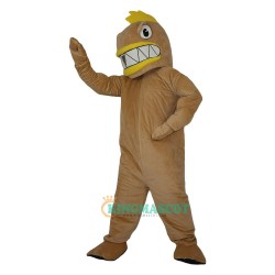Brown Fish Cartoon Uniform, Brown Fish Cartoon Mascot Costume