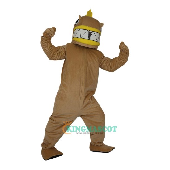 Brown Fish Cartoon Uniform, Brown Fish Cartoon Mascot Costume