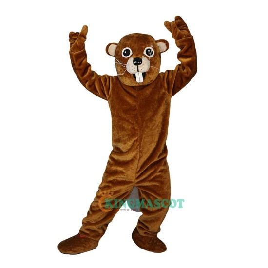 Brown Gopher Mole Mouse Cartoon Uniform, Brown Gopher Mole Mouse Cartoon Mascot Costume