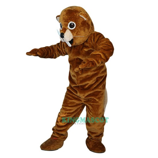 Brown Gopher Mole Mouse Cartoon Uniform, Brown Gopher Mole Mouse Cartoon Mascot Costume