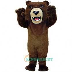 Brown Grizzly Uniform, Brown Grizzly Lightweight Mascot Costume