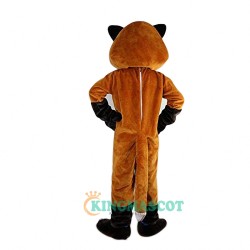 Brown Hairy Fox Uniform, Brown Hairy Fox Mascot Costume