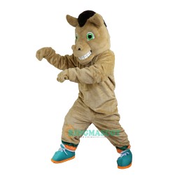 Brown Horse Cartoon Uniform, Brown Horse Cartoon Mascot Costume