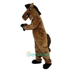 Brown Horse Cartoon Uniform, Brown Horse Cartoon Mascot Costume
