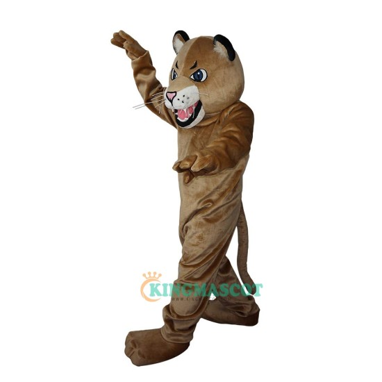 Brown Leopard Panther Cartoon Uniform, Brown Leopard Panther Cartoon Mascot Costume