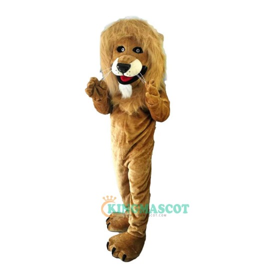 Brown Lion Uniform, Brown Lion Mascot Costume