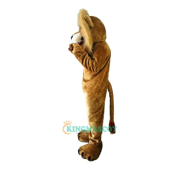 Brown Lion Uniform, Brown Lion Mascot Costume