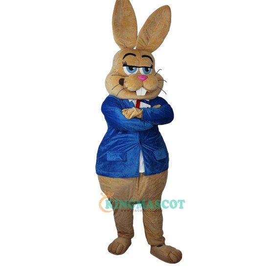 Brown Rabbit Bunny Cartoon Uniform, Brown Rabbit Bunny Cartoon Mascot Costume