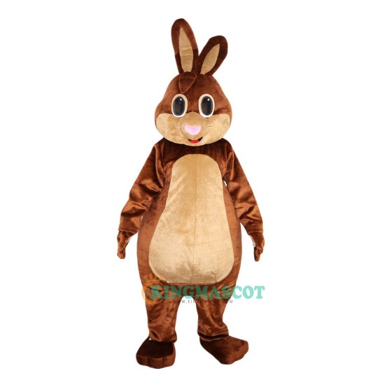 Brown Rabbit Uniform Bunny Uniform, Brown Rabbit Costume Bunny Mascot Costume