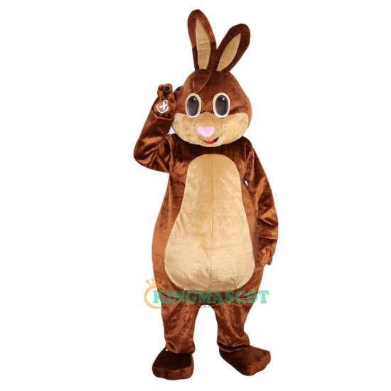 Brown Rabbit Uniform Bunny Uniform, Brown Rabbit Costume Bunny Mascot Costume