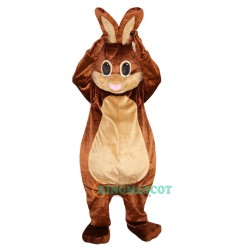 Brown Rabbit Uniform Bunny Uniform, Brown Rabbit Costume Bunny Mascot Costume