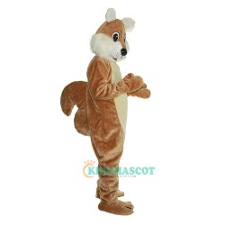 Brown Squirrel Cartoon Uniform, Brown Squirrel Cartoon Mascot Costume