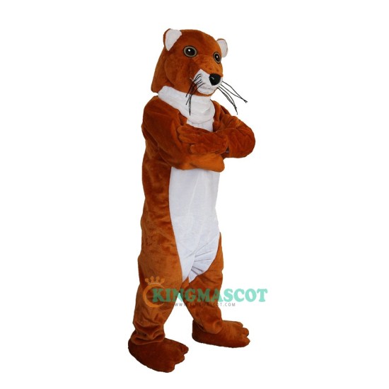 Brown Weasel Stoat Uniform, Brown Weasel Stoat Mascot Costume