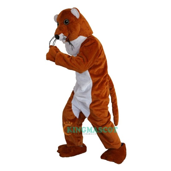 Brown Weasel Stoat Uniform, Brown Weasel Stoat Mascot Costume