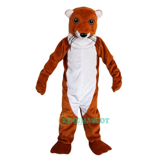 Brown Weasel Stoat Uniform, Brown Weasel Stoat Mascot Costume