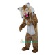 Brown Wildcat Stray Cat Hare Racoon Cartoon Uniform, Brown Wildcat Stray Cat Hare Racoon Cartoon Mascot Costume