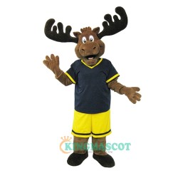 College Sports Moose Uniform, College Sports Moose Mascot Costume