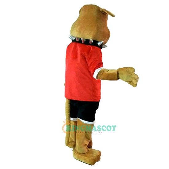 Bulldog Cartoon Uniform, Bulldog Mascot Cartoon Mascot Costume