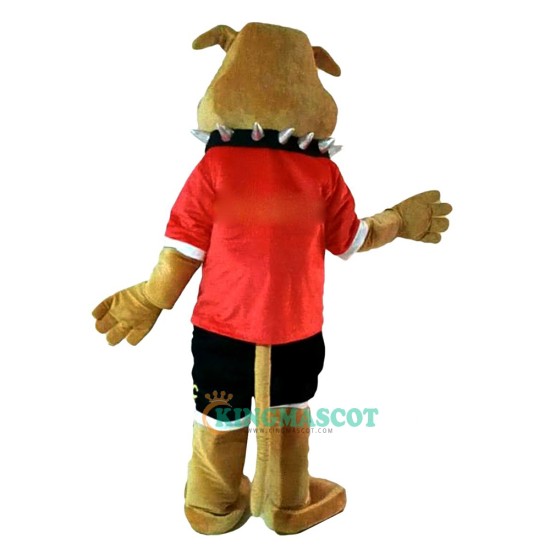 Bulldog Cartoon Uniform, Bulldog Mascot Cartoon Mascot Costume