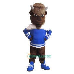 Brown Ready Bison Uniform, Brown Ready Bison Mascot Costume