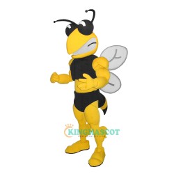College Handsome Bee Uniform High Quality, College Handsome Bee Mascot Costume