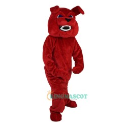 Cartoon Red Bulldog Fierce Vicious Dog Uniform, Cartoon Red Bulldog Fierce Vicious Dog Mascot Costume