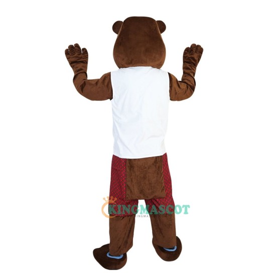 Castor Fiber Beaver Uniform, Castor Fiber Beaver Mascot Costume