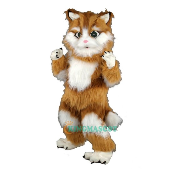 Long Plush Cat Uniform, Long Plush Cat Mascot Costume