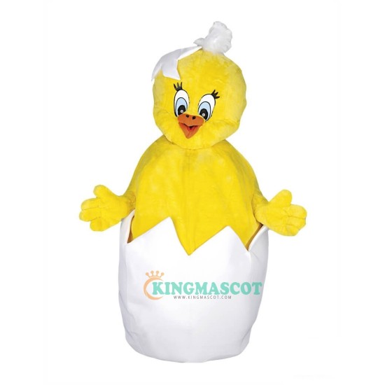 Cute Friendly Chick Uniform, Cute Friendly Chick Mascot Costume