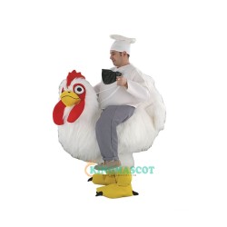 Happy Cute Chicken back Uniform, Happy Cute Chicken back Mascot Costume