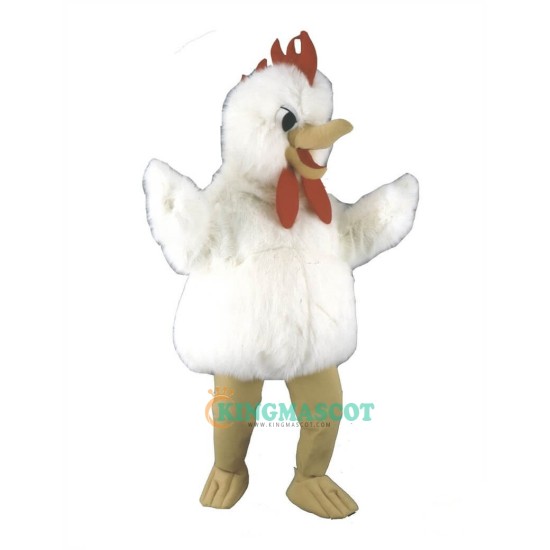 White Chicken Uniform, White Chicken Mascot Costume