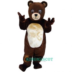 Chocolate Bear Uniform, Chocolate Bear Lightweight Mascot Costume