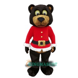 Christmas Bear Uniform, Christmas Bear Mascot Costume