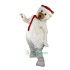 Christmas Polar Bear Uniform, Christmas Polar Bear Mascot Costume