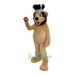 College An Crown Lion Uniform, College An Crown Lion Mascot Costume