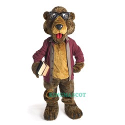 College Bear Uniform, College Bear Mascot Costume
