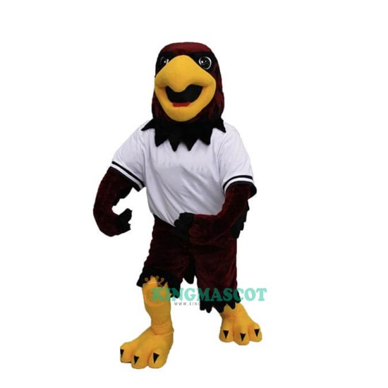 College Friendly Hawk Uniform, College Friendly Hawk Mascot Costume