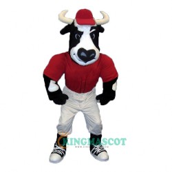 College Power Cow Uniform, College Power Cow Mascot Costume