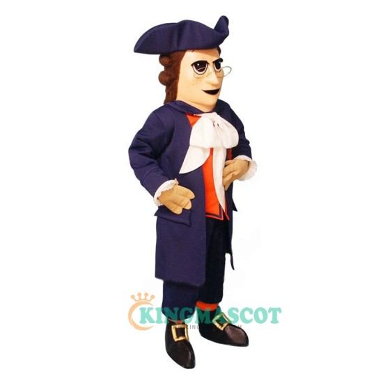 Colonial Man Uniform, Colonial Man Mascot Costume